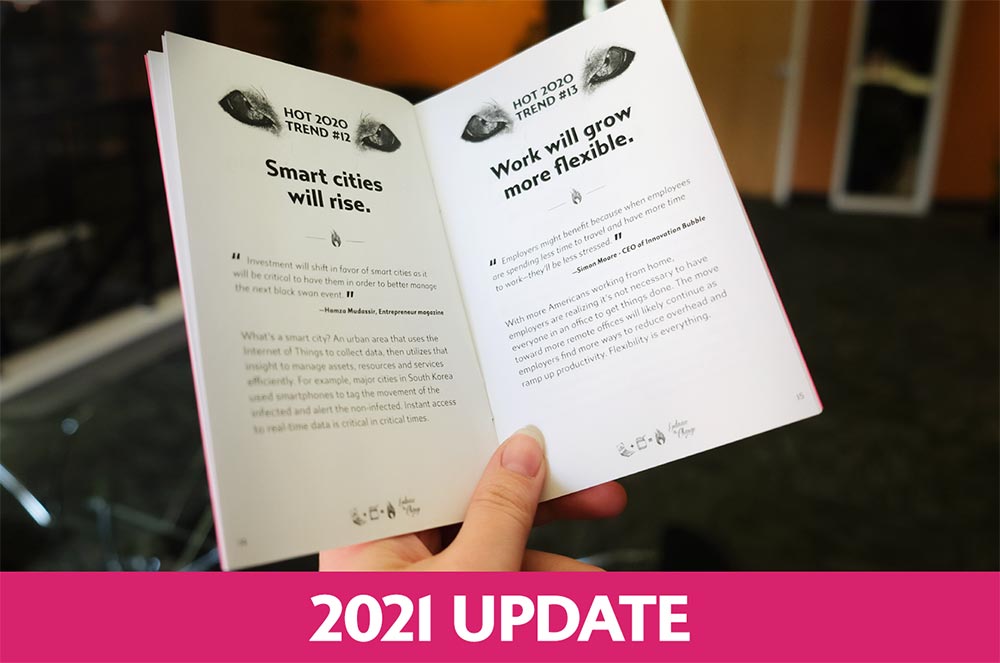 Brad Surkamer's self published handbook "19 Disruptive Trends"